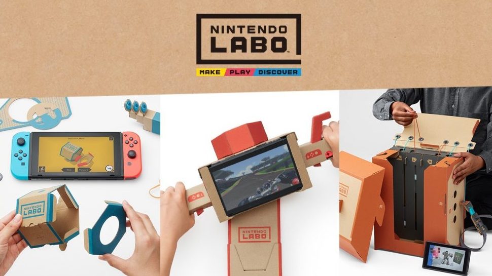 Nintendo Labo: a inovação é feita de papelão!