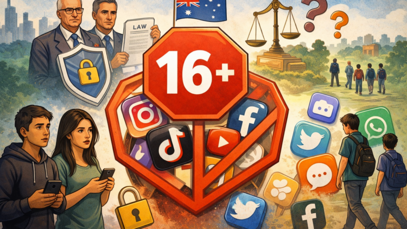 Austrália proíbe redes sociais para menores de 16 anos